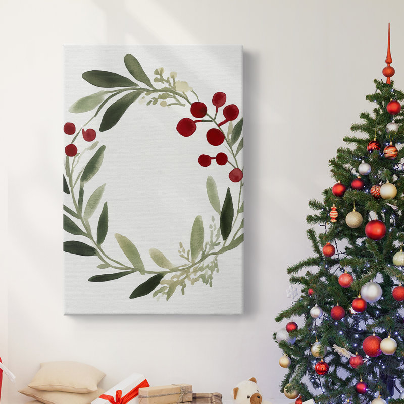 Art des Fêtes de Noël - Toile tendue avec châssis CCDXLVI, H 36 po x l 24 po