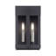 Lanterne murale d'extérieur moyenne en laiton 2 lumières avec verre transparent 2 lumières-815990577