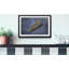 Streetart Two Feathers - Single Picture Frame Print-1415416563