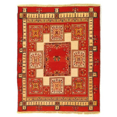 Oriental Area Rug in Red