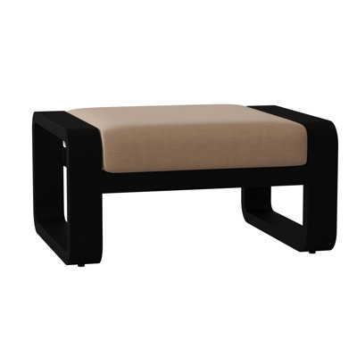 Repose-pieds d'extérieur avec coussin Vale