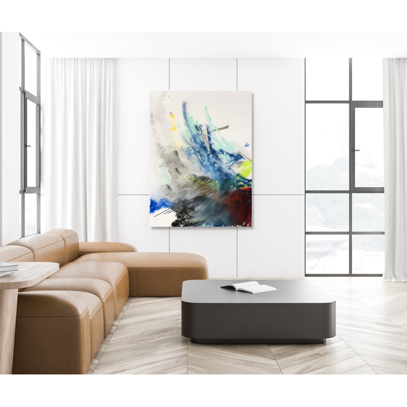 Burn - Artist Enhanced Canvas Print, 40" H x 30" W x 1.5" D, Wrapped Canvas