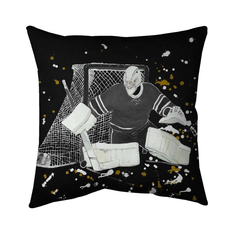 Goalkeeper Hockey Poly Twill Throw | Man Bedroom Decor