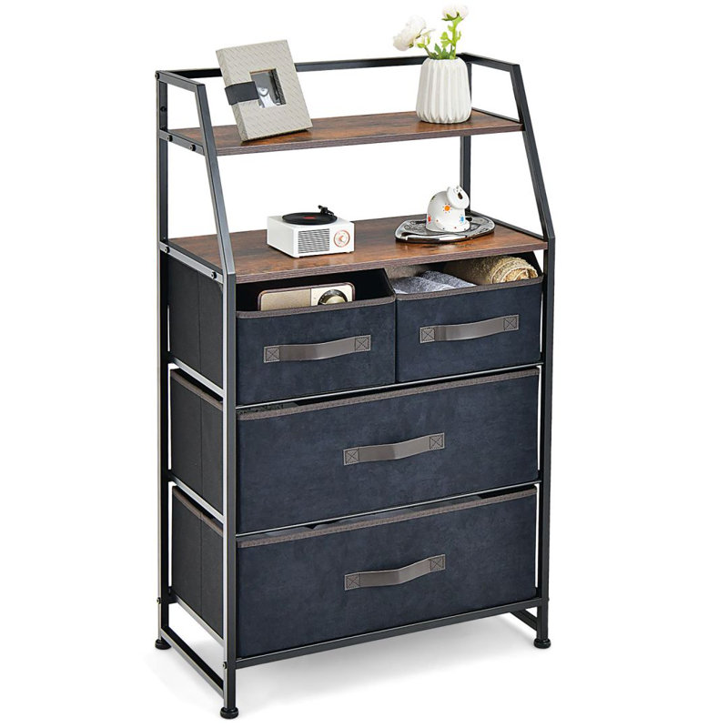 Limewood 4 Drawer Storage Drawer