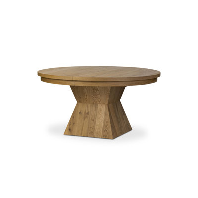 LEIF Extendable Oak Round Dining Table