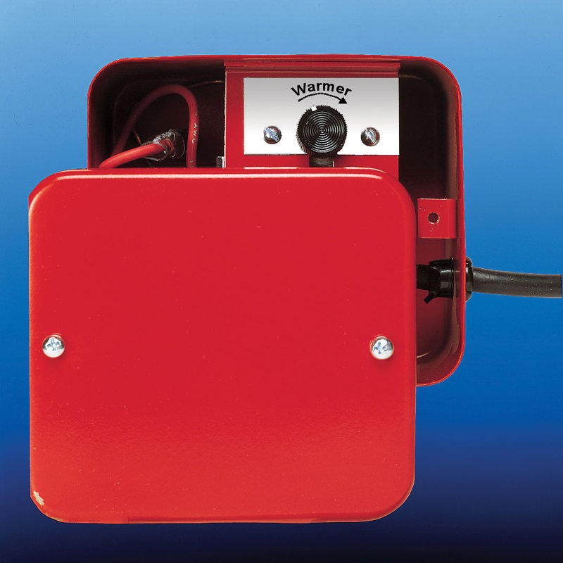 API Red Stainless Steel Livestock Tank Heater with Adjustable Thermostat