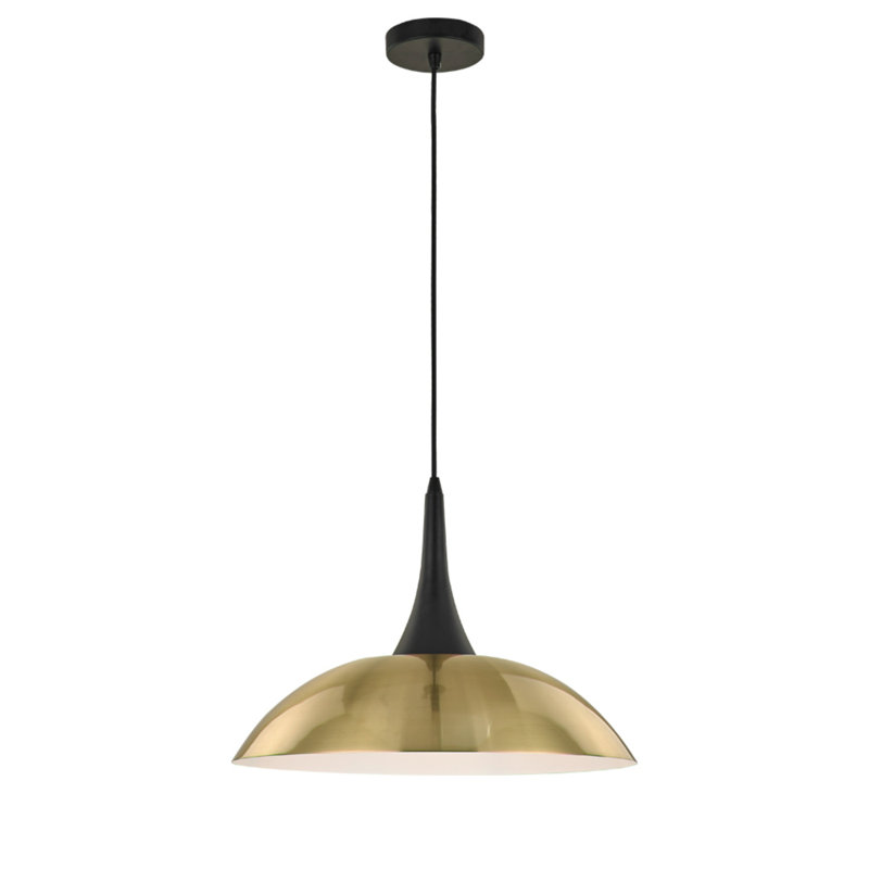 Dhyana 1 - Light Gold Dome Pendant
