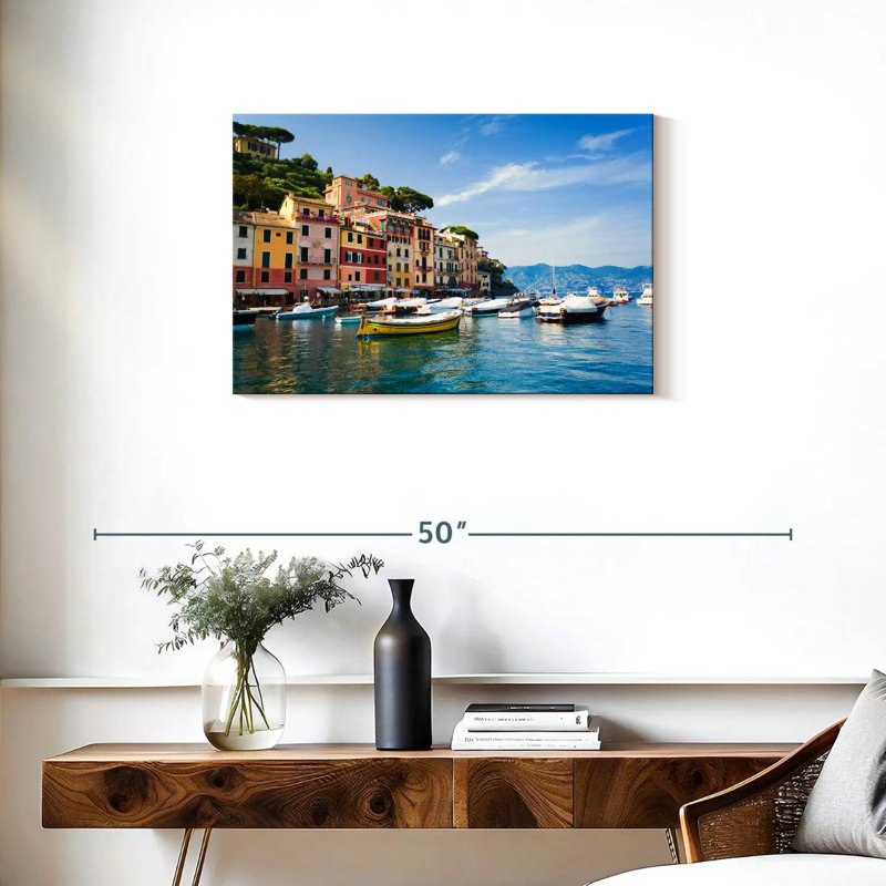 Sebbie Portofino, bord de mer, H 20 po x l 30 po