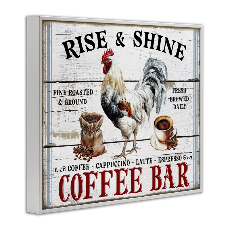 «Rise & Shine Coffee Bar», estampe numérique par Creatif Belle, H 11 po x l 14 po