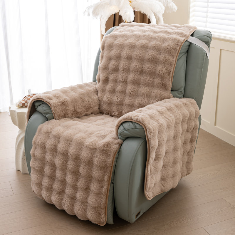 Housse en fausse fourrure, Brun