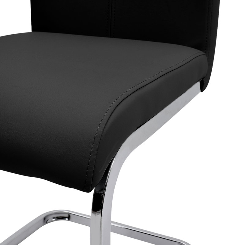 Fredi Cantilever Chair, Black