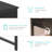 Computer Desk Reversible Desk with Drawers Cabinet