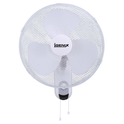 Igenix 16 Inch Wall Mounted Fan White