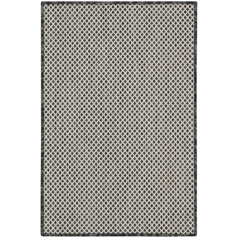 Meredeth Geometric Indoor / Outdoor Rug, Rectangle 2' x 3'