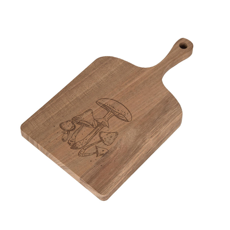  Planche de service en bois champignon