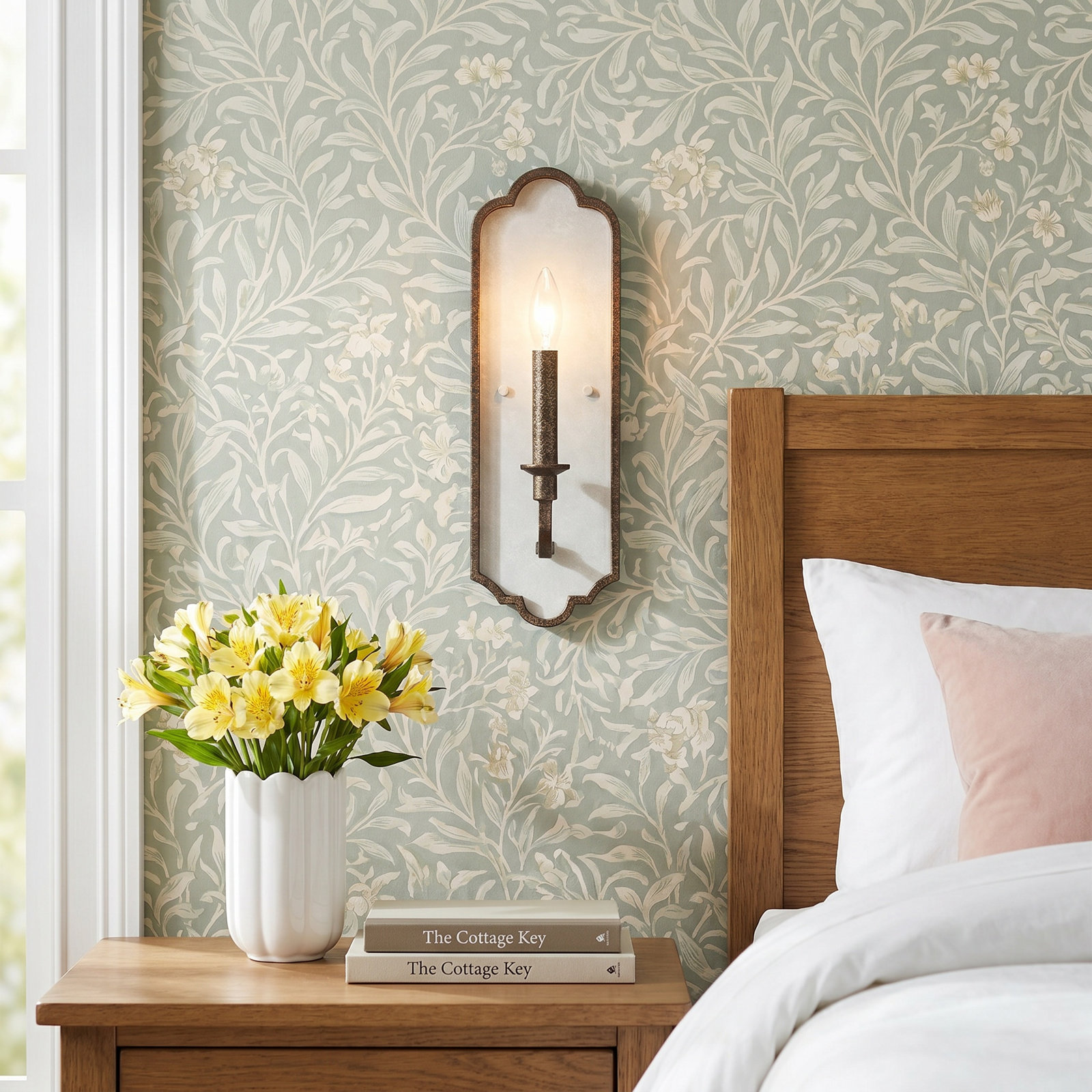 Single Light Dimmable Candle Wall Sconce