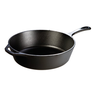 A deep cast iron skillet listed at $39.90 by a US home retailer in September 2026