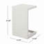 Table en forme de C Cape Coral Alu