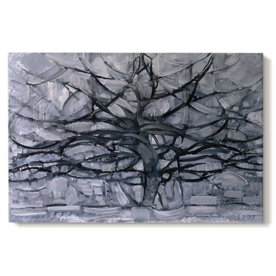 The Gray Tree-Piet Mondrian-Gallery Wrapped Canvas-1911