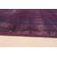 Tapis décoratif en laine noué à la main de conception unique 5 pi 6 po x 9 pi 3 po Bonsal de couleur Bourgogne foncé/Indigo