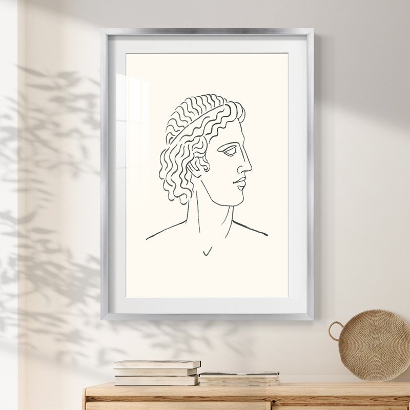 Art graphique sur toile tendue, H 28,5 po x l 20,5 po, Argent argent