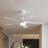 TurboBreeze 45'' - 5 Blade Modern Ceiling Fan with Dimmable Light Kit and Remote Control-122950094-122950092