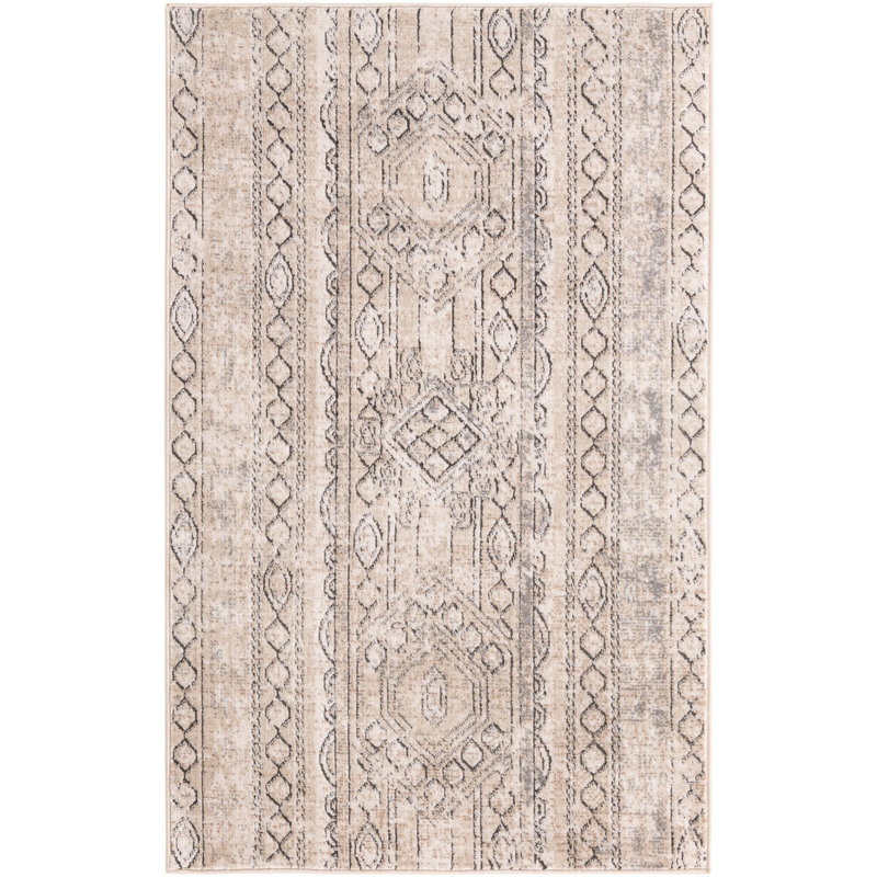 Wenden Moroccan Indoor Rug, Rectangle 3'3" x 5'3"