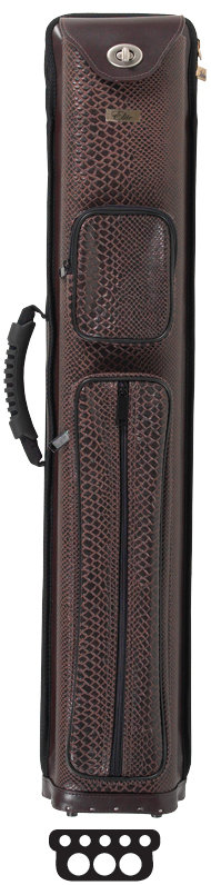 Elite 3 Butts and 5 Shafts Vinyl Pool Cue Case, 31, Brown