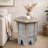  Douglaston Foldable Solid Wood End Table