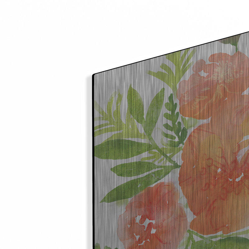 «Peachy Floral I» par Bluebird Barn