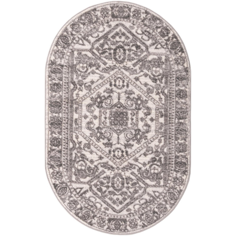 Oriental Indoor Rug, Oval 3'3" x 5'3"