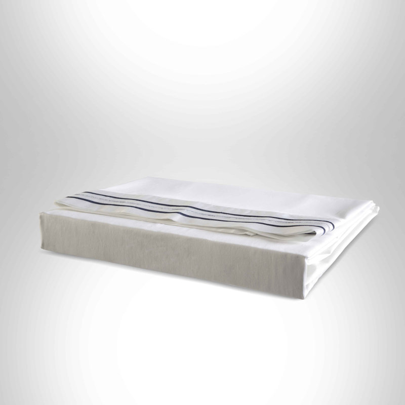 Ensemble de draps en percale 100% coton 300 fils Zachery Turkish, Très grand
