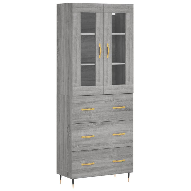 Auda 69.5cm Sideboard, Grey Sonoma