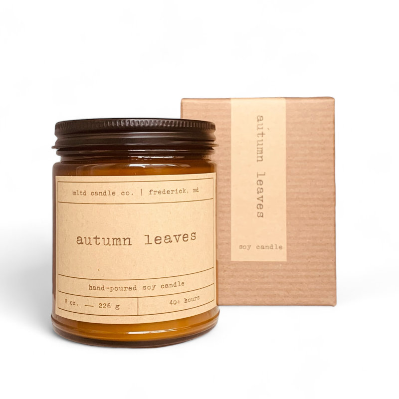 Autumn Leaves Scented Soy Candle