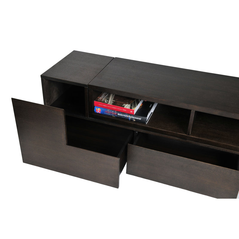 Meuble télé avec rangement Matrix , Espresso