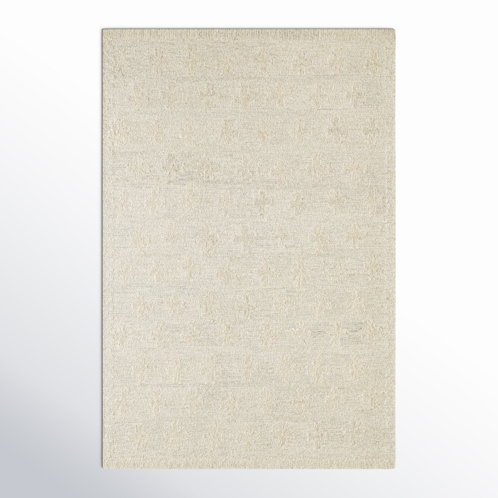 Niara Hand Tufted Wool Brown Rug, Rectangle 2' x 3'