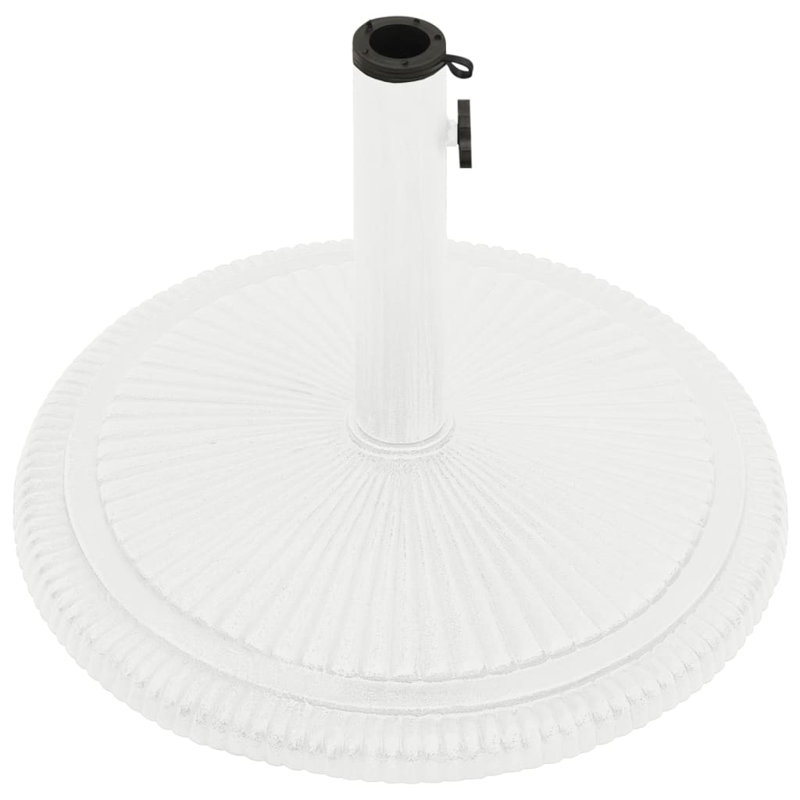 Chippenham Cast Iron Free Standing Umbrella Base, white