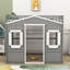 Lit mezzanine avec échelle Arletta Wood House par Harper Orchard-958229653-958229650