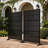 Metal Privacy Screen With Block Pattern