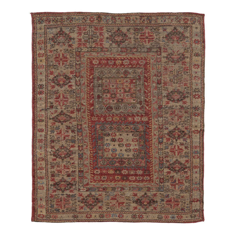 Vintage One-of-a-Kind 3'8x5'1 Hand Knotted Area Rug