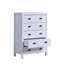 Commode haute, commode blanche avec tiroirs