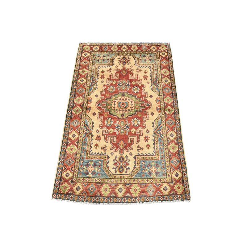 One-of-a-Kind 3'3'' X 5'2'' New Age Wool Area Rug in