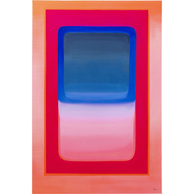 Trendy Pink 150cm x 100cm Art Print on Canvas