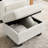 Single Sofa Recliner With Manually Adjustable Backrest, USB Charging Port On The Armrest Side, Phone Stand Included, Hidden Armrest Storage, And A Matching Storage Ottoman-Beige-1530163673