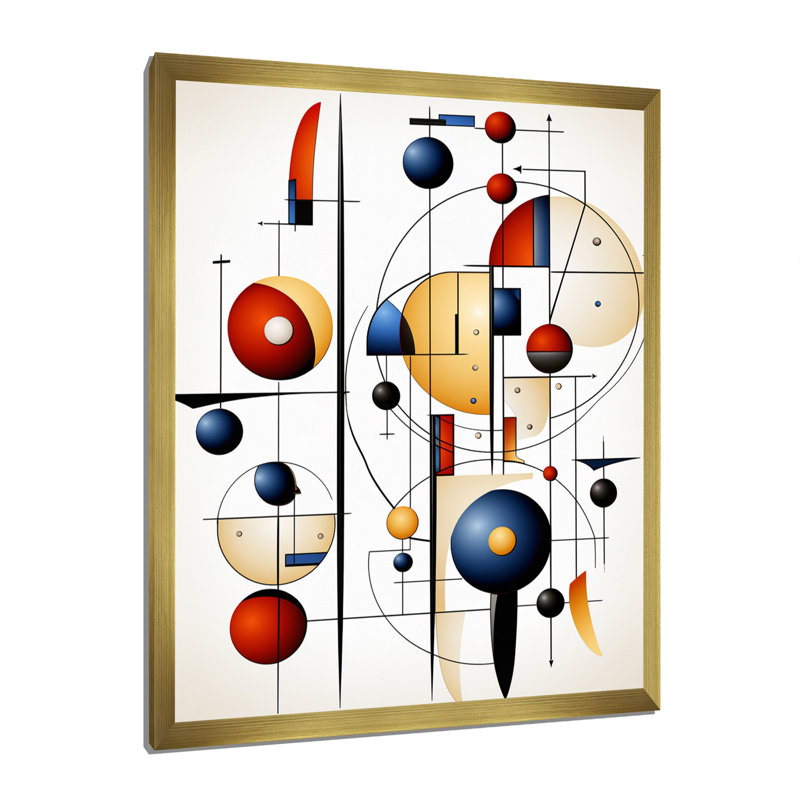 Secret of the Universe, géométrie minimale - art mural moderne sur toile géométrique, H 32 po x l 24 po x P 1 po