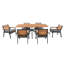 Ensemble de salle à manger 7 pièces Modern-129241677-129241680-129241681