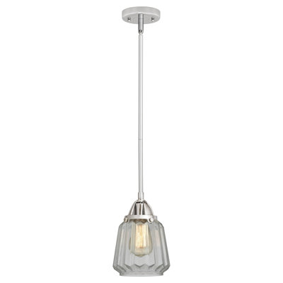 Nouveau 2 - Chatham - Mini-luminaire suspendu à tige 7 po 1 lumière - Ampoule non incluse - - 