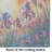 Iris in Color Glass Cutting Board Large