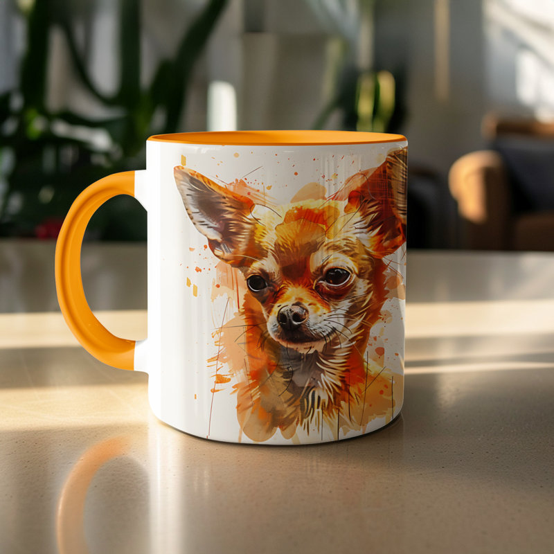 Mug, 3, Orange