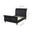 Upholstered Bed with Mattress-1005189811-1005189808